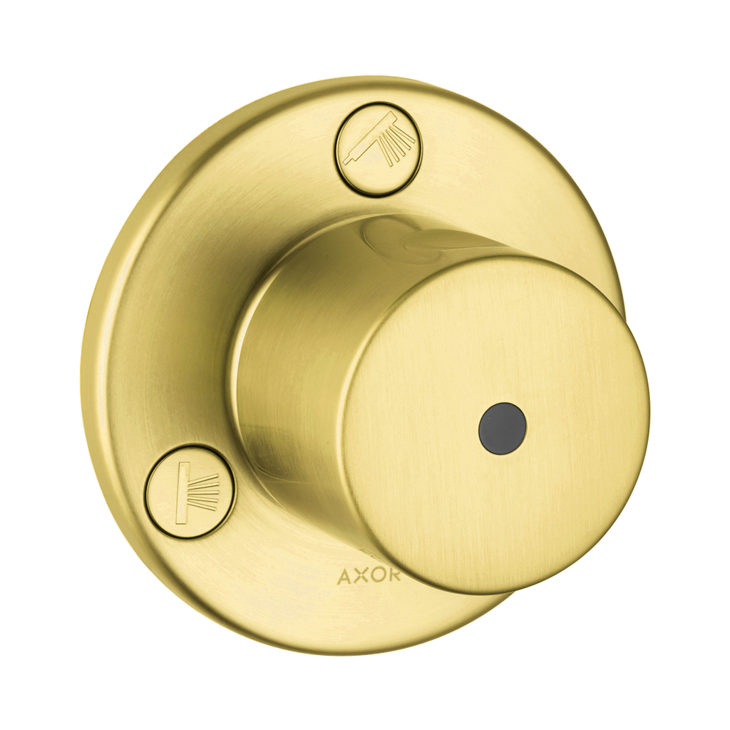 Hansgrohe 38934251 Axor Uno Trio Quattro Diverter Trim Brushed Gold Optic