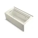 Kohler 1122-LA-96 Archer 60" x 32" Alcove Whirlpool Bath Left Drain Biscuit