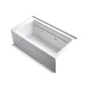 Kohler 1122-RA-0 Archer 60" x 32" Alcove Whirlpool Bath Right Drain White