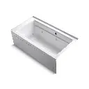 Kohler 1122-RAW-0 Archer 60" x 32" Alcove Whirlpool Heated Bath Right Drain White