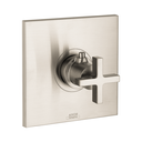 Hansgrohe 39716821 Axor Citterio Thermostatic Trim with Cross Handle Brushed Nickel