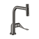 Hansgrohe 39863341 Axor Citterio Kitchen Faucet Select 2-Spray Brushed Black Chrome