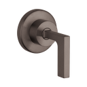 Hansgrohe 39961341 Axor Citterio Volume Control Trim With Lever Handle Brushed Black Chrome