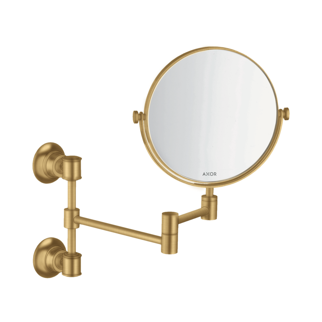 Hansgrohe 42090250 Axor Montreux Pull Out Shaving Mirror Brushed Gold Optic