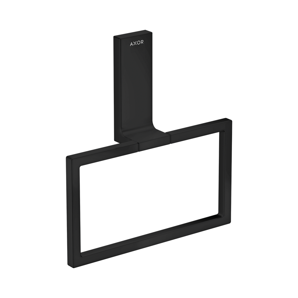 Hansgrohe 42623670 Axor Universal Rectangular Towel Ring Matte Black