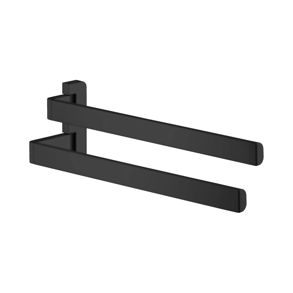 Hansgrohe 42821670 Axor Universal Softsquare Dual Towel Bar Matte Black