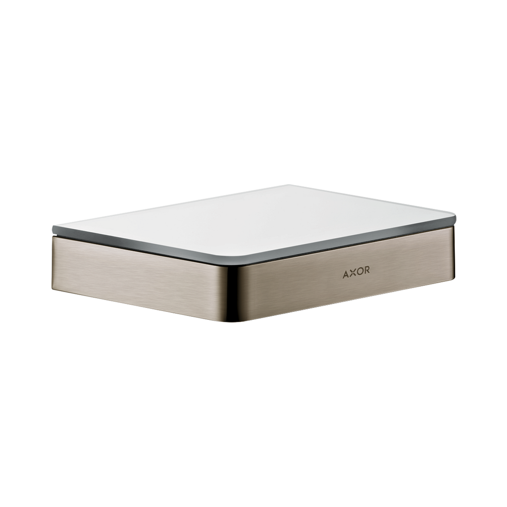 Hansgrohe 42840820 Axor Universal Softsquare Shelf 6" Brushed Nickel