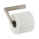 Hansgrohe 42846820 Axor Universal Softsquare Toilet Paper Holder Without Cover Brushed Nickel