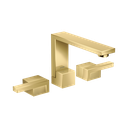Hansgrohe 46051991 Axor Edge Widespread Faucet 130 Diamond Cut Polished Gold Optic