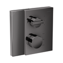 Hansgrohe 46761331 Axor Edge Thermostatic Trim With Volume Control Polished Black Chrome
