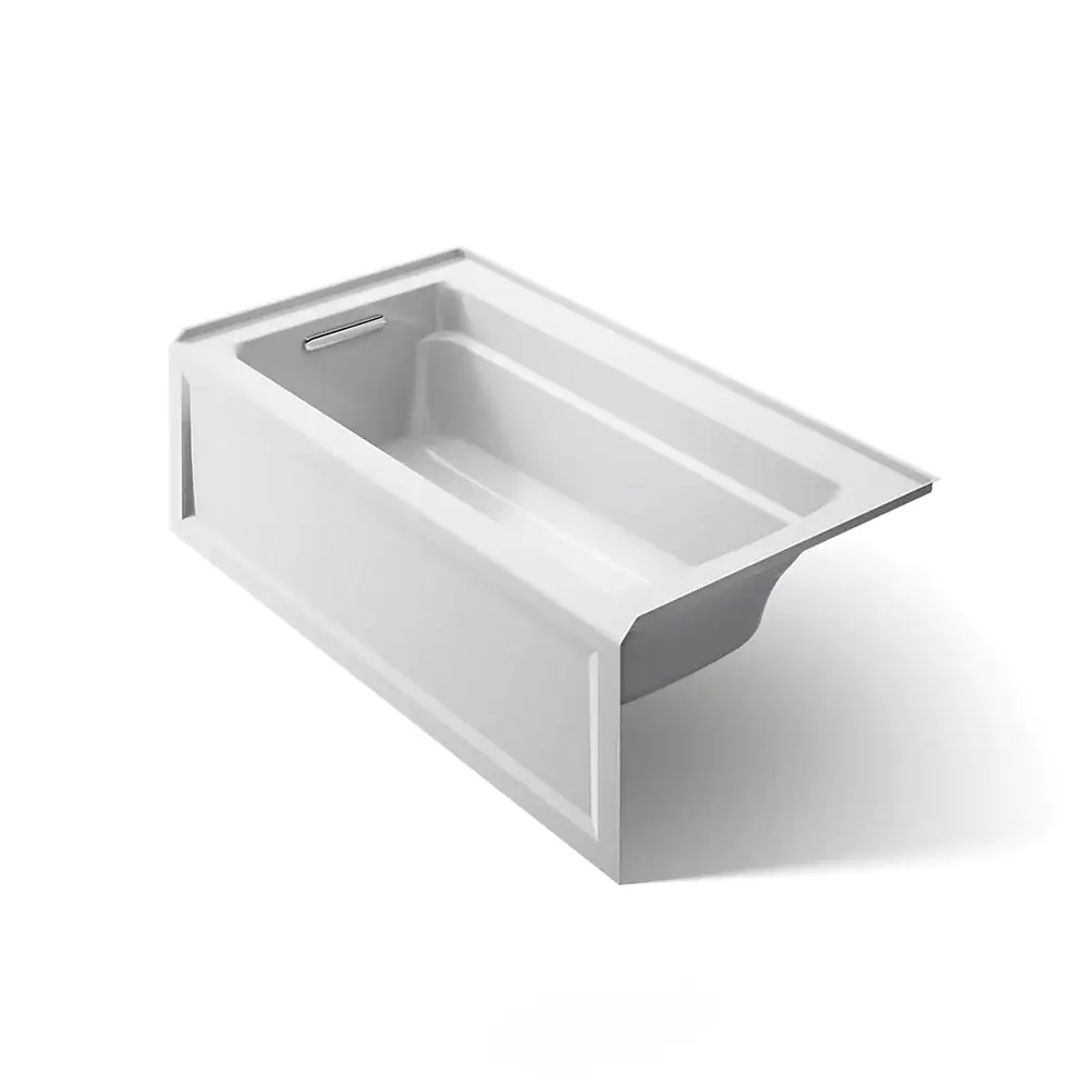 Kohler 1123-RA-95 Archer 60" x 32" Alcove Bath Right Drain Ice Grey