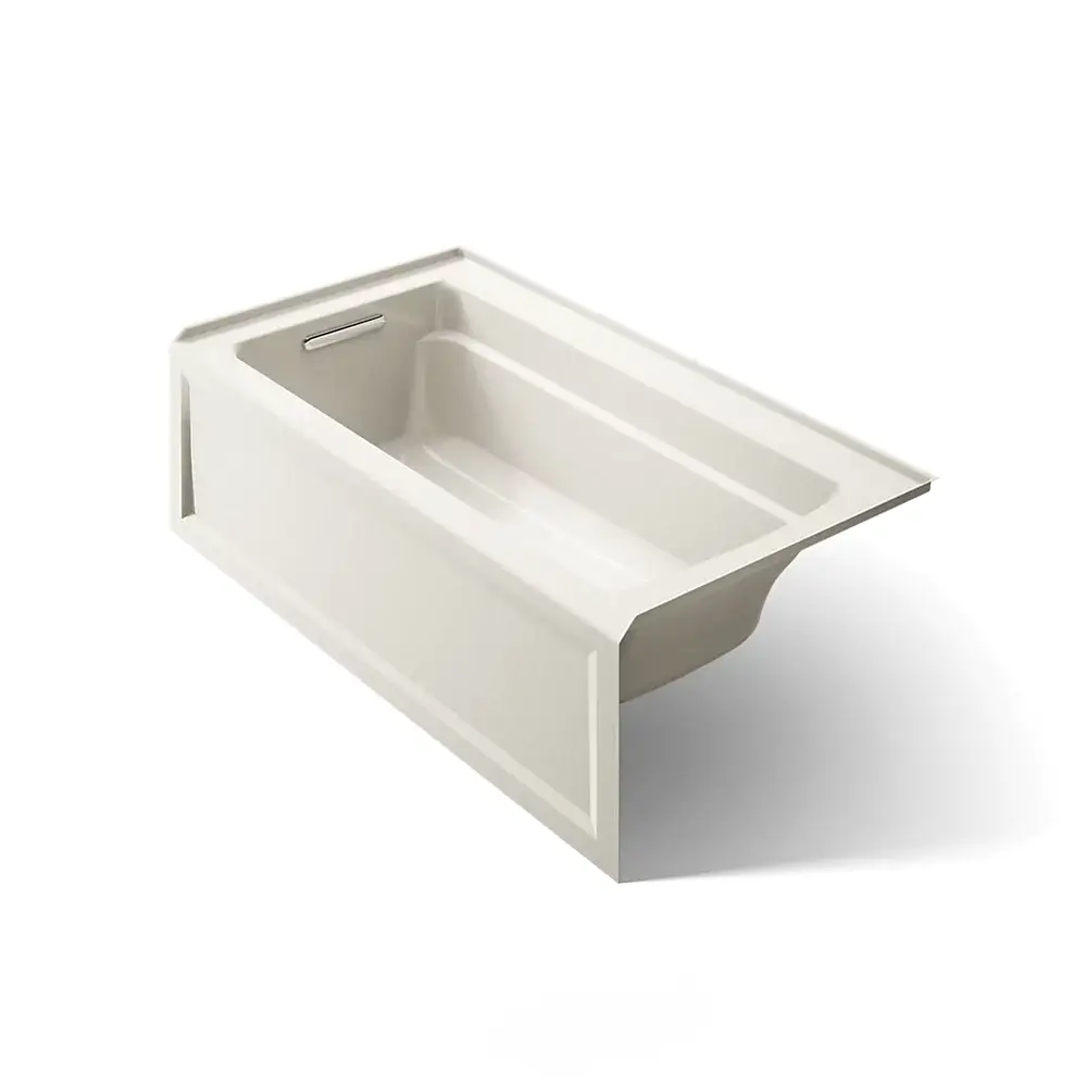 Kohler 1123-RA-96 Archer 60" x 32" Alcove Bath Right Drain Biscuit