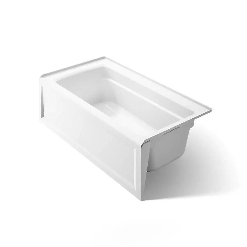 Kohler 1123-RAW-0 Archer 60" x 32" Alcove Bath Heated Surface Right Drain White