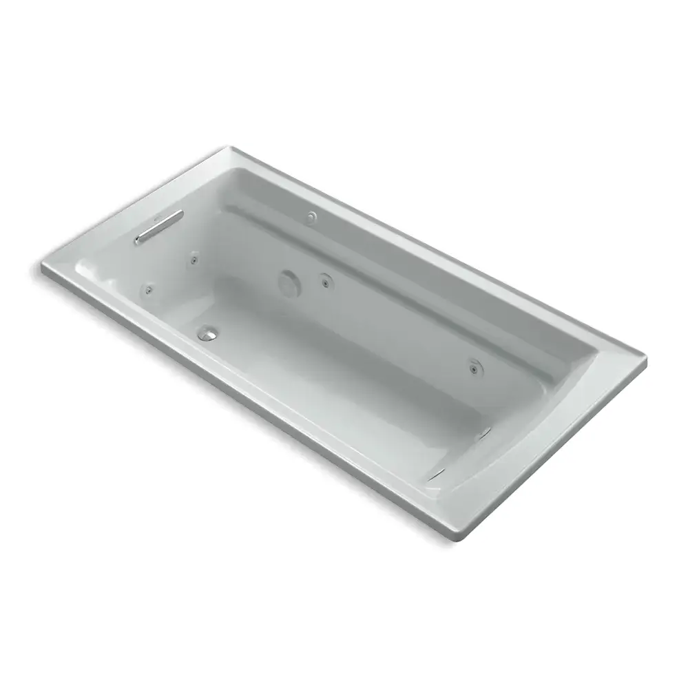 Kohler 1124-95 Archer 72" x 36" Drop-in Whirlpool Bath Ice Grey