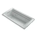 Kohler 1124-95 Archer 72" x 36" Drop-in Whirlpool Bath Ice Grey