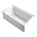 Kohler 1124-GHRA-0 Archer 72" x 36" Alcove Heated Bubble Massage Air Bath Right Drain White