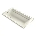 Kohler 1124-GHW-96 Archer 72" x 36" Drop-in Heated Bubble Massage Air Bath Biscuit