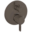 Hansgrohe 04447340 Ecostat Pressure Balance Trim S with Diverter Brushed Black Chrome