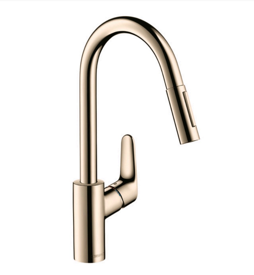Hansgrohe 04505830 Focus HighArc Kitchen Faucet 1.75 GPM Polished Nickel