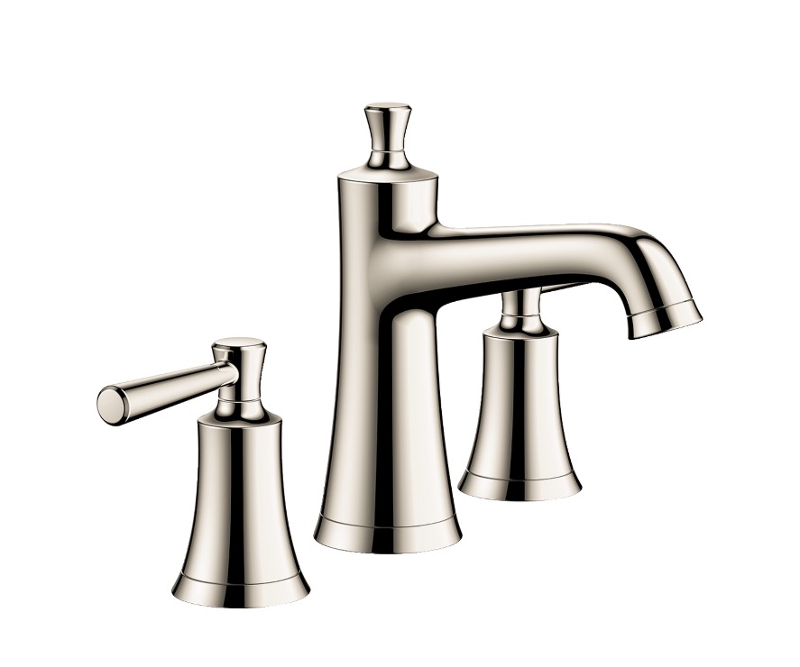 Hansgrohe 04774830 Joleena Widespread Faucet 100 With Pop-Up Drain Polished Nickel