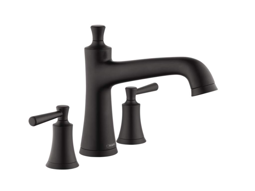 Hansgrohe 04776670 Joleena 3-Hole Roman Tub Set Trim Matte Black