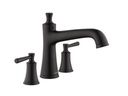 Hansgrohe 04776670 Joleena 3-Hole Roman Tub Set Trim Matte Black