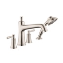 Hansgrohe 04777820 Joleena 4-Hole Roman Tub Set Trim Brushed Nickel