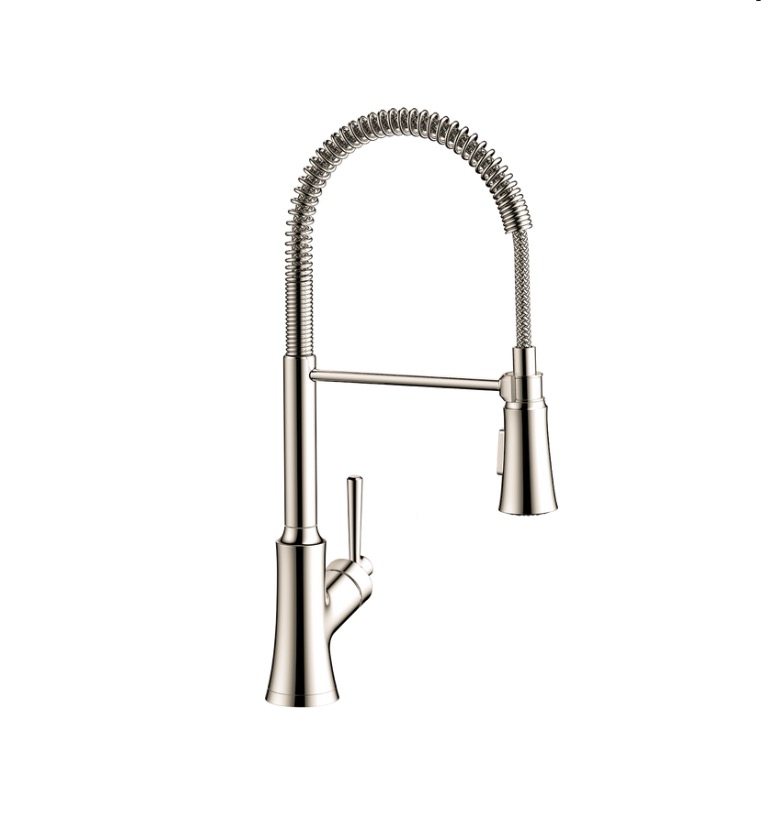 Hansgrohe 04792830 Joleena Semi-Pro Kitchen Faucet Polished Nickel