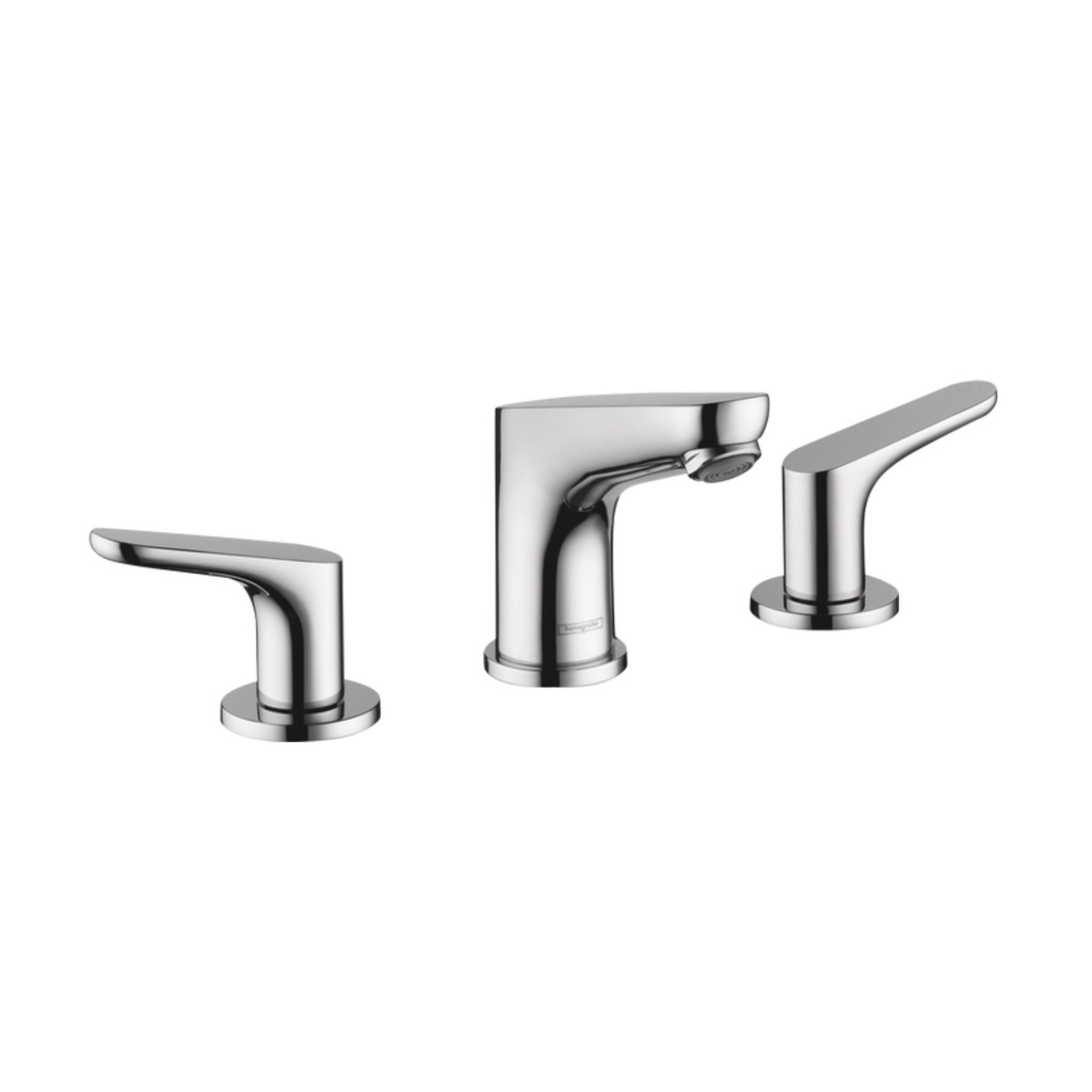 Hansgrohe 04809000 Focus Widespread Faucet 100 with Pop-Up Drain Chrome