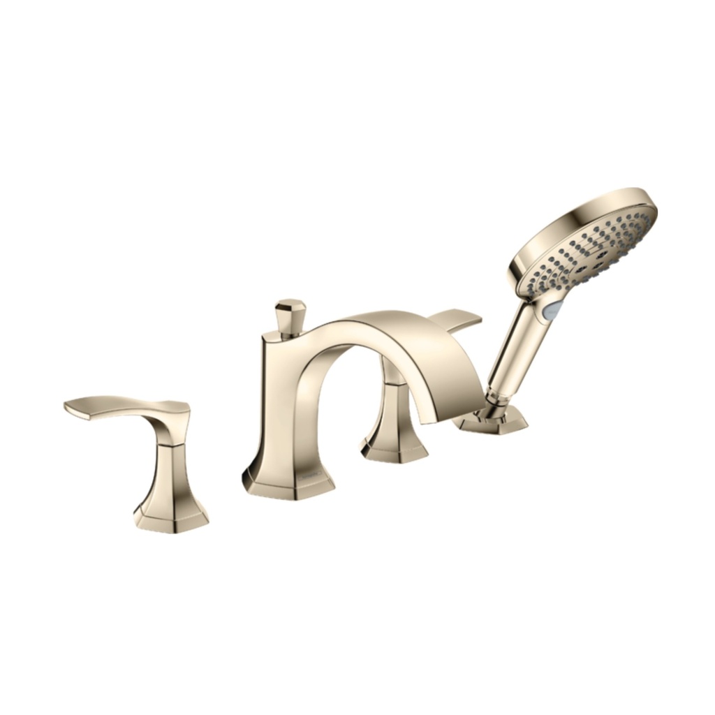 Hansgrohe 04817830 Locarno 4-Hole Roman Tub Set Trim Polished Nickel