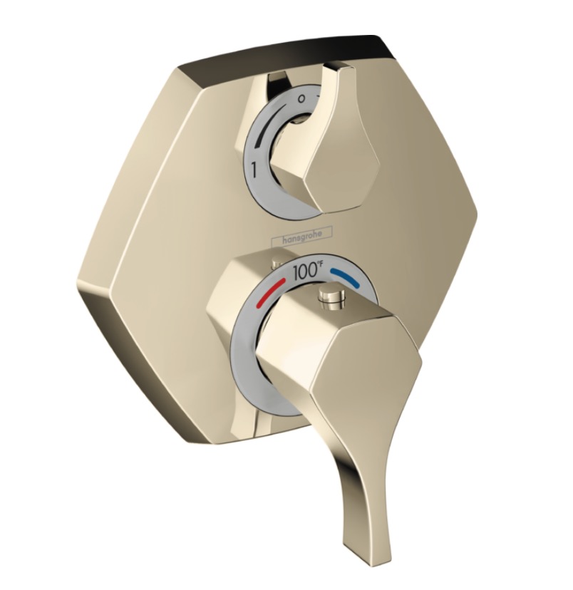 Hansgrohe 04820830 Locarno Thermostatic Trim Polished Nickel
