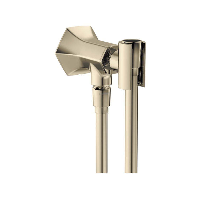 Hansgrohe 04831830 Locarno Handshower Holder with Outlet Polished Nickel
