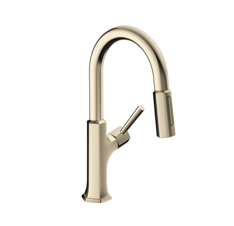 Hansgrohe 04853830 Locarno Prep Kitchen Faucet Polished Nickel
