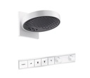 Hansgrohe 04864700 Rainfinity Showerhead 250 3-Jet Matte White