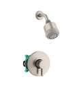 Hansgrohe 04907820 Clubmaster Pressure Balance Shower Set Brushed Nickel