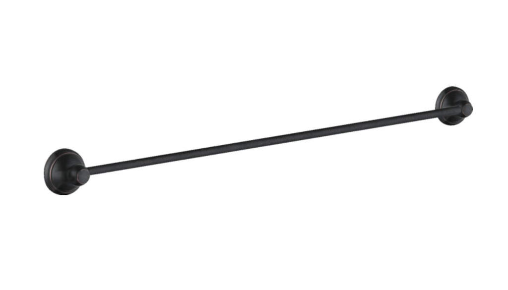 Hansgrohe 06098920 C Accessories 24" Towel Bar Rubbed Bronze