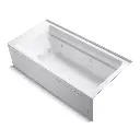 Kohler 1124-RA-0 Archer 72" x 36" Alcove Whirlpool Bath Right Drain White