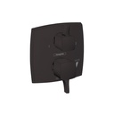 Hansgrohe 15865671 Ecostat Pressure Balance Trim Classic Square With Diverter Matte Black