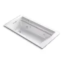 Kohler 1124-XHGH-0 Archer 72" x 36" Drop-in Heated Bubble Massage Air Bath Whirlpool White