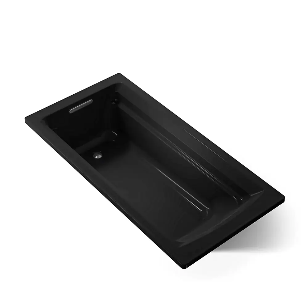 Kohler 1125-7 Archer 72" x 36" Drop-in Bath Black