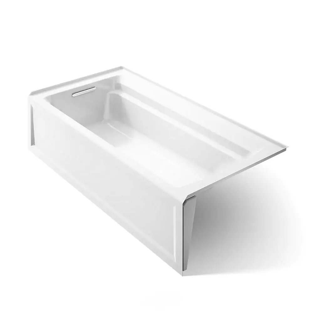 Kohler 1125-LA-0 Archer 72" x 36" Alcove Bath Left Drain White