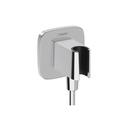 Hansgrohe 26887001 FixFit Q Wall Outlet with Handshower Holder Chrome