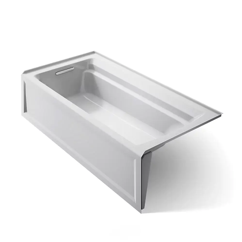 Kohler 1125-LA-95 Archer 72" x 36" Alcove Bath Left Drain Ice Grey