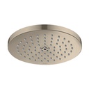 Hansgrohe 26929821 Raindance S Showerhead 180 1-Jet PowderRain Brushed Nickel