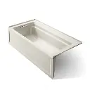Kohler 1125-RA-96 Archer 72" x 36" Alcove Bath Right Drain Biscuit