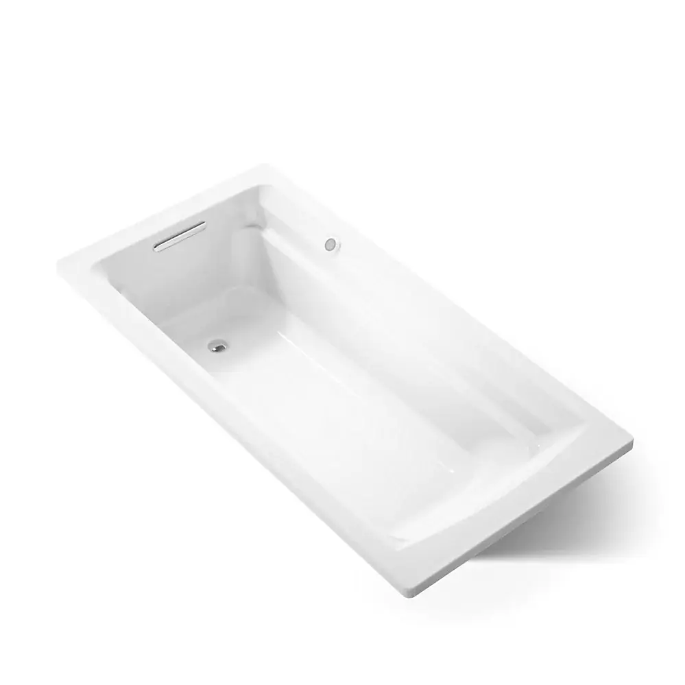 Kohler 1125-W1-0 Archer 72" x 36" Drop-in Bath With Heated Surface White
