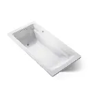 Kohler 1125-W1-95 Archer 72" x 36" Drop-in Bath With Heated Surface Ice Grey