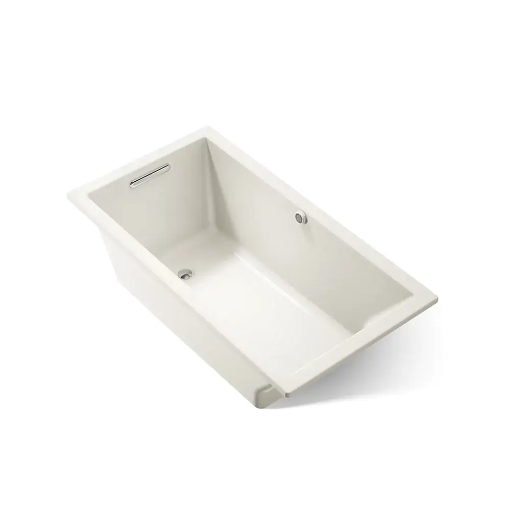 Kohler 1130-W1-96 Underscore 60" x 32" Drop-in Bath With Heated Surface Biscuit