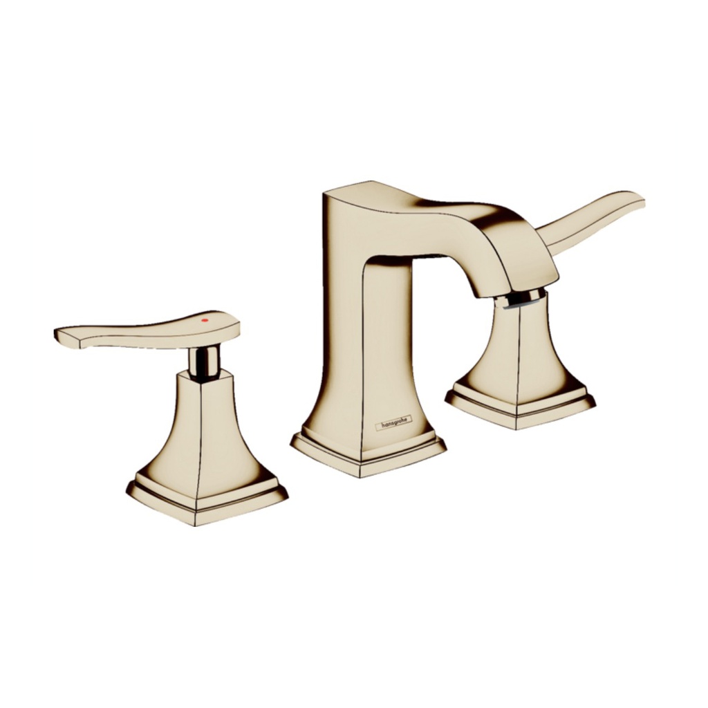 Hansgrohe 31330831 Metropol Classic Widespread Faucet 110 Polished Nickel