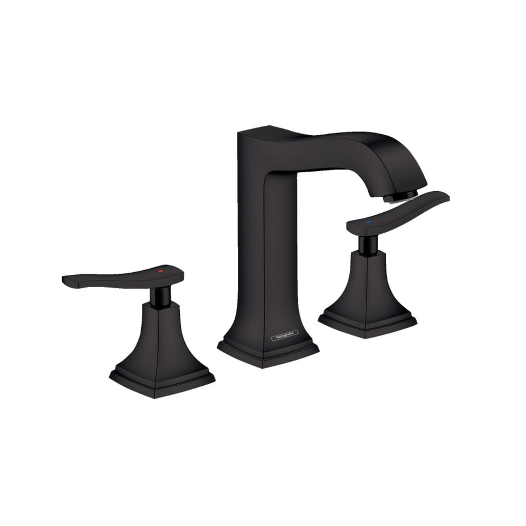 Hansgrohe 31331671 Metropol Classic Widespread Faucet 160 Matte Black